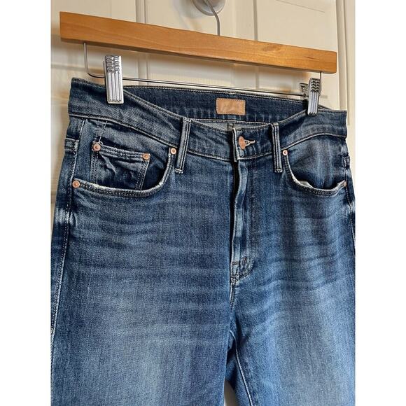 Mother Weekender Love Bomb Flare Jeans Blue Size 28 - Picture 5 of 9